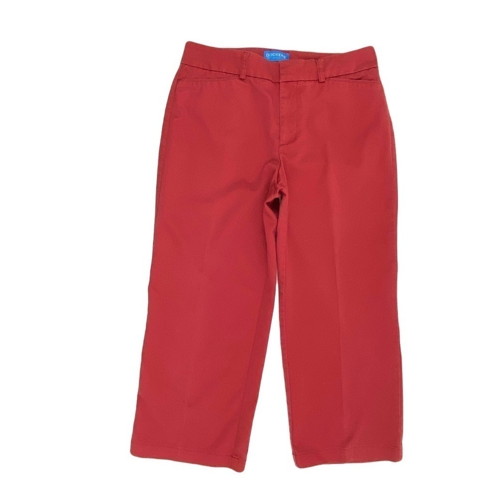 Dockers Capri‎ Women's size 6 Dark Red Chino Pants